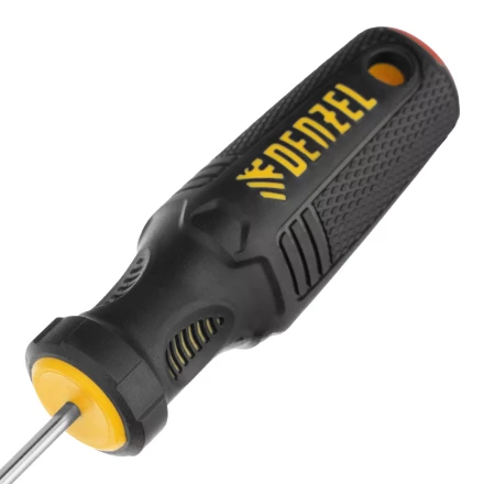 Отвертка PH0х75 мм, CrV, трехкомпонентная рукоятка Denzel 12171 купить в Нижневартовске