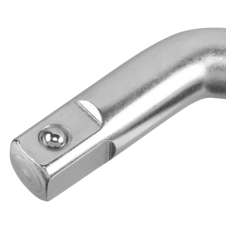 Вороток Г-образный, 250*50 мм, квадрат 1/2", CrV, матовый хром Denzel 14063 купить в Нижневартовске