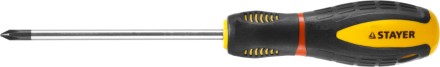 Отвертка STAYER &quot;PROFI&quot; &quot;PROTech&quot;, двухкомп рукоятка, намагниченная, Cr-Mo, PH1x100мм 25132-1-10_z02 купить в Нижневартовске