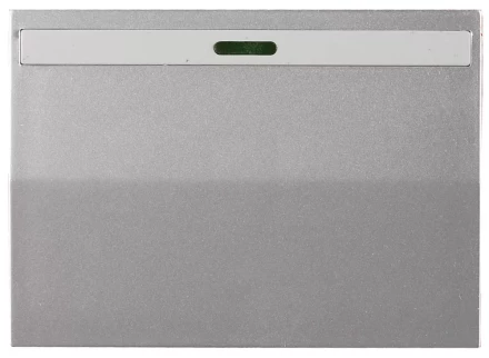 Выключатель СВЕТОЗАР "ЭФФЕКТ" одноклав., с эффектом свечения, без вставки и рамки, цвет светло-серый металлик, 10A/~250B SV-54431-SM купить в Нижневартовске