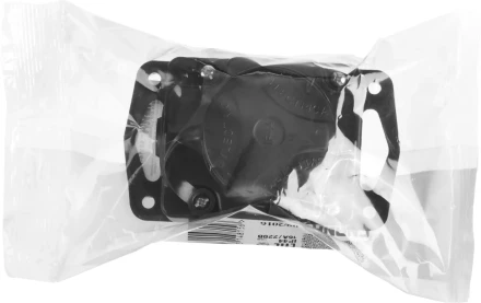 Колодка СИБИН для удлинителя, 1 гнездо, заземление, защитные крышки, IP44, макс мощность 3500Вт 55114-1 купить в Нижневартовске