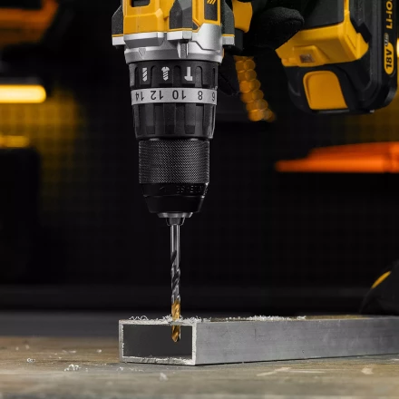 Сверло спиральное по металлу Denzel 5,5 x 93мм, Р6М5, Golden Tip, многогранная заточка, 718277 купить в Нижневартовске