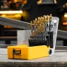 Набор сверл по металлу Denzel 723009, 1-13 мм, Р6М5-TiN, Golden Tip, 25 шт купить в Нижневартовске