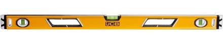 Уровень JCB коробчатый, магнитный, 2 фрезерованные базовые поверхности, 3 ампулы, крашенный, с ручками, 0,5мм/м, 90см JBL004 купить в Нижневартовске