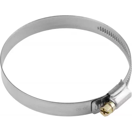 Хомуты ЗУБР "ЭКСПЕРТ", нерж. сталь, накатная лента 12 мм, 50-70 мм, 100 шт 37822-50-70-100 купить в Нижневартовске