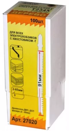 Пилка для электролобзика T234 X PROGR HCS 1шт/100 Энкор 27020 купить в Нижневартовске