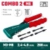 Комбинированные заклепочники, KRAFTOOL Combo2-M6 31180 31180 купить в Нижневартовске