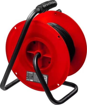 Удлинитель на катушке "ПВС 307", 30 м, 2500 Вт, 4 гнезда, ПВС 3х0,75 кв мм, ЗУБР 55083-30 купить в Нижневартовске