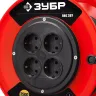 Удлинитель на катушке "ПВС 307", 30 м, 2500 Вт, 4 гнезда, ПВС 3х0,75 кв мм, ЗУБР 55083-30 купить в Нижневартовске