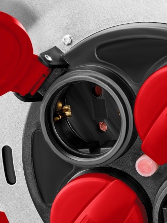 Силовые удлинители на стальной катушке  HEAVY DUTY 4.0, кабель КГ 3х2,5 кв мм 55086-50 купить в Нижневартовске