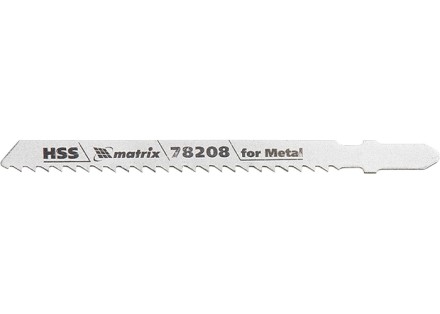 Полотна для электролобзика по металлу 3 шт T127D 75 х 3мм HSS MATRIX Professional 78208 купить в Нижневартовске