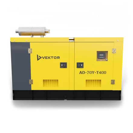 Дизельный генератор Vektor AD-70Y-T400 в шумозащитной кожухе купить в Нижневартовске