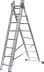 Лестница ЗУБР универсальная, трехсекционная со стабилизатором, 8 ступеней 38831-08 купить в Нижневартовске