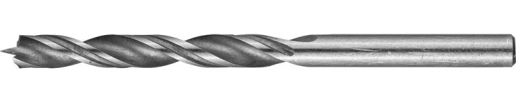Сверло по дереву, двухленточное, спиральное, KRAFTOOL 29400-093-06, d=6x93мм 29400-093-06 купить в Нижневартовске
