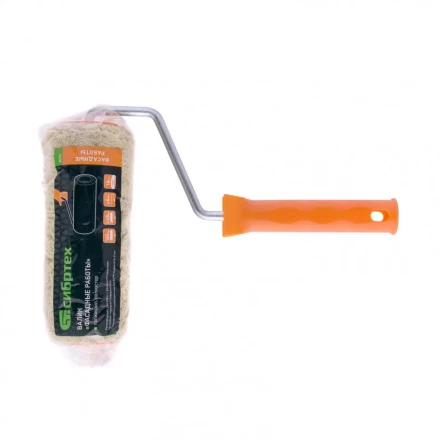 Валик "Фасадные работы" 180 мм ворс 18мм D 48 мм D ручки 8 мм полиакрил полиэстер Сибртех 80174 купить в Нижневартовске