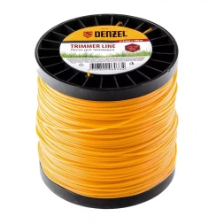 Леска для триммера круглая  2,0 мм 190 м на Din катушке Россия Denzel 96133
