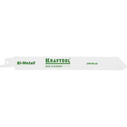 Полотно KRAFTOOL &quot;INDUSTRIE QUALITAT&quot;, S1122EF, для эл/ножовки, Bi-Metall, по металлу, шаг 1,4мм, 180мм 159755-18 купить в Нижневартовске