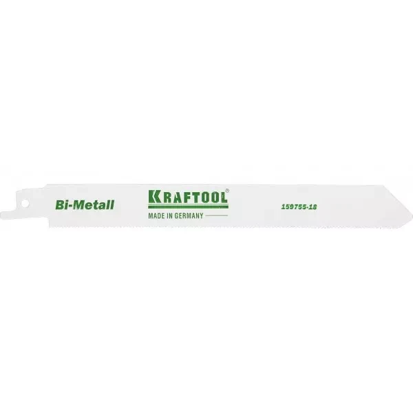 Полотно KRAFTOOL "INDUSTRIE QUALITAT", S1122EF, для эл/ножовки, Bi-Metall, по металлу, шаг 1,4мм, 180мм 159755-18 купить в Нижневартовске