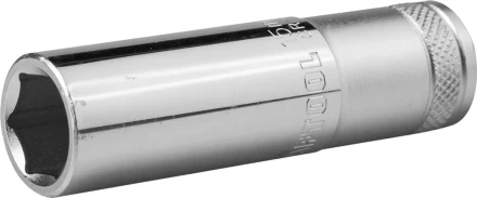 Торцовая головка KRAFTOOL "INDUSTRIE QUALITAT", удлиненная, Cr-V, FLANK, хромосатинированная, 1/2", 15 мм 27807-15_z01 купить в Нижневартовске