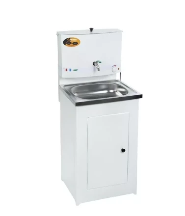 Умывальник дачный с подогревом ЛЮКС Вихрь нержавейка белый купить в Нижневартовске