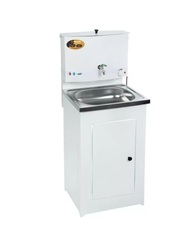 Умывальник дачный с подогревом ЛЮКС Вихрь нержавейка белый купить в Нижневартовске
