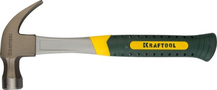Молоток-гвоздодер 560 г с фиберглассовой рукояткой, KRAFTOOL 20280-560 20280-560 купить в Нижневартовске