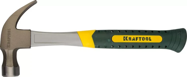 Молоток-гвоздодер 560 г с фиберглассовой рукояткой, KRAFTOOL 20280-560 20280-560 купить в Нижневартовске