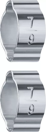 ЗУБР 7 - 9 мм, 2 шт, обжимной хомут, Профессионал (64929-07-09) купить в Нижневартовске