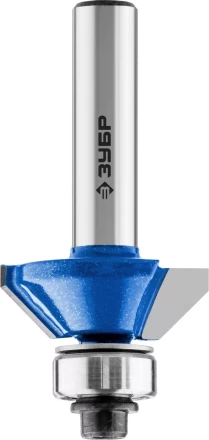 ЗУБР 25.4 x 8 мм, фреза кромочная калевочная (фасочная) №9, Профессионал (28711-25.4) купить в Нижневартовске