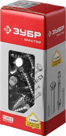 Шурупы ЗУБР &quot;МАСТЕР&quot; с шестигранной головкой, оцинкованные, 8x40мм, 80шт 4-300451-08-040 купить в Нижневартовске