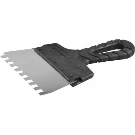 Шпатель ЗУБР "МАСТЕР" ФАСАДНЫЙ, нержавеющее полотно, 150мм, зуб 8х8мм 10078-15-08 купить в Нижневартовске