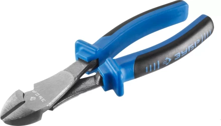 Бокорезы усиленные ЗУБР эксцентриковое расположение шарнира, особостойкое спец. покрытие Н12Х1 (никель/хром), двухкомпонентные рукоятки, 170мм 2201-6-17_z01 купить в Нижневартовске