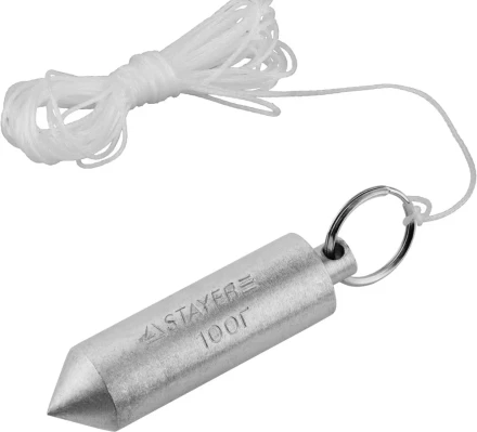 Отвес STAYER &quot;MASTER&quot; строительный со шнуром, 100г 0635-10_z01 купить в Нижневартовске