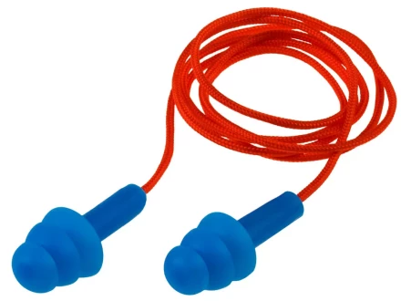 Противошумные вкладыши ЗУБР "ЭКСПЕРТ" многоразовые со шнурком, термопластичный эластомер, 26 Дб 11186 купить в Нижневартовске