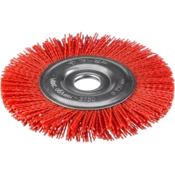 ЗУБР &quot;ПРОФЕССИОНАЛ&quot;. Щетка дисковая для УШМ, нейлоновая проволока с абразивным покрытием, 150х22мм 35160-150_z01