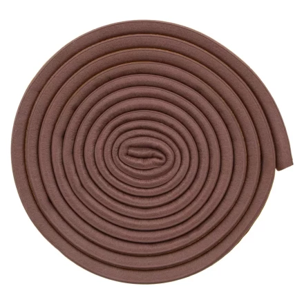 Уплотнитель резиновый, 6 м, профиль "D", коричневый Сибртех 88916 купить в Нижневартовске