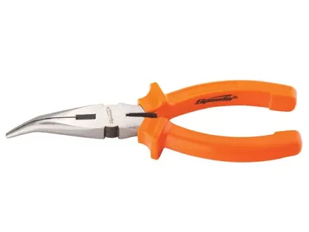 Длинногубцы изогнутые Classic 160 мм шлифованные пластмассовые рукоятки SPARTA 17411 купить в Нижневартовске