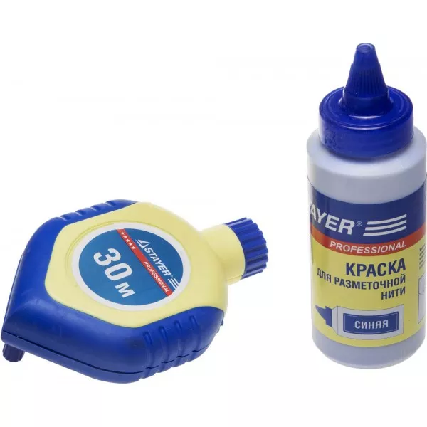 Набор STAYER Нить разметочная с синей краской в 2-хкомпонентном корпусе, 115гx30м 2-06383-H2 купить в Нижневартовске