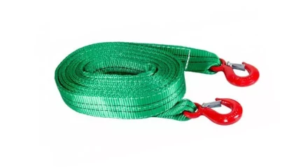 Буксир текстильный ленточный TOR БТЛ 6,0 т 8,0 м (крюк-крюк) 1048810 купить в Нижневартовске