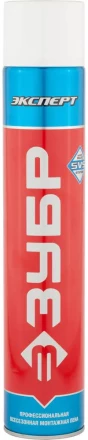 Пена ЗУБР "ЭКСПЕРТ", монтажная, адаптерная, всесезонная, 750мл 41143_z01 купить в Нижневартовске
