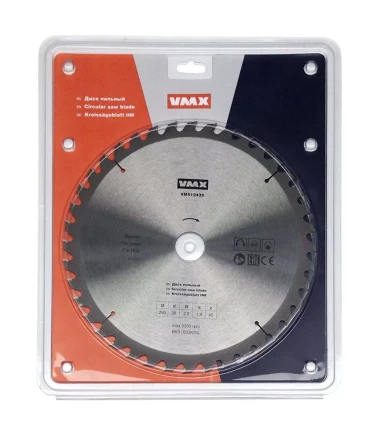 Диск пильный ф250х30 z40 дерево VMX 512435 купить в Нижневартовске