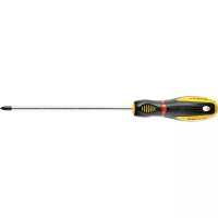 Отвертка STAYER "PROFI" "PROTech", двухкомп рукоятка, намагниченная, Cr-Mo, PH1x150мм 25132-1-15_z02