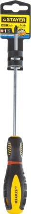 Отвертка STAYER &quot;PROFI&quot; &quot;PROTech&quot;, двухкомп рукоятка, намагниченная, Cr-Mo, PH1x150мм 25132-1-15_z02 купить в Нижневартовске