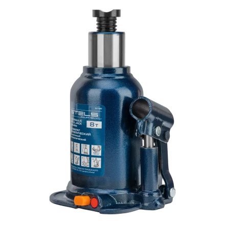 Домкрат гидравлический бутылочный телескопический Stels 51150, 8 т, подъем 180-410 мм купить в Нижневартовске