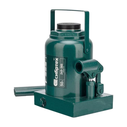 Домкрат гидравлический бутылочный Сибртех 50811, 50 т, 245-385 мм купить в Нижневартовске