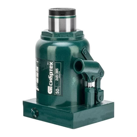 Домкрат гидравлический бутылочный Сибртех 50811, 50 т, 245-385 мм купить в Нижневартовске