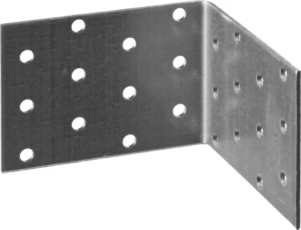 Крепежный угол ЗУБР "МАСТЕР" равносторонний, 60х80х80мм, 1шт 310206-060-080 купить в Нижневартовске