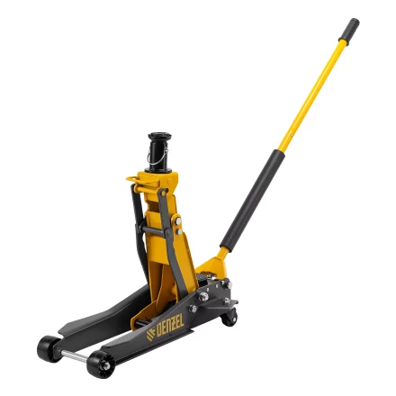 Домкрат гидравлический подкатной Denzel 51270, 2/3 т, 98-770 мм, быстрый подъем, низ. подхват, проф, SUV купить в Нижневартовске