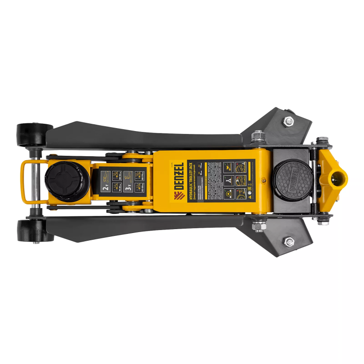 Домкрат гидравлический подкатной Denzel 51270, 2/3 т, 98-770 мм, быстрый подъем, низ. подхват, проф, SUV купить в Нижневартовске