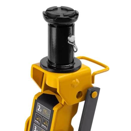 Домкрат гидравлический подкатной Denzel 51270, 2/3 т, 98-770 мм, быстрый подъем, низ. подхват, проф, SUV купить в Нижневартовске